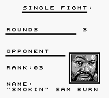 Muhammad Ali Heavyweight Boxing screenshot 5 for GameBoy